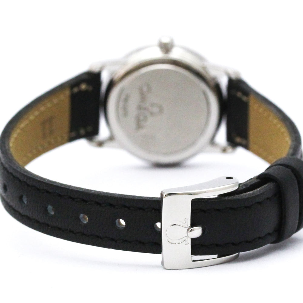 OMEGA De Ville Prestige Steel Leather Quartz Ladies Watch 4870.31.01 Polished — Very Good