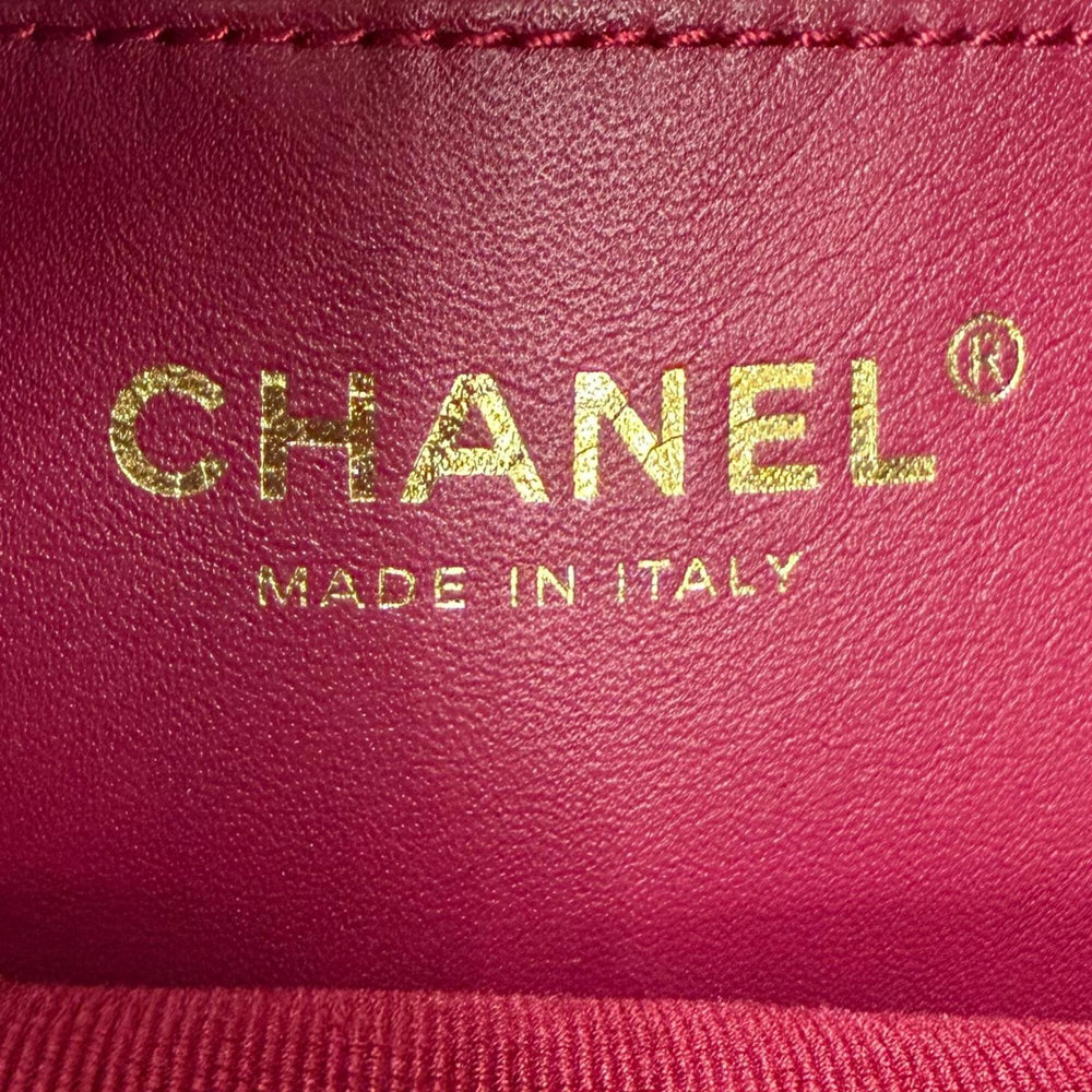 CHANEL AS4342 Matelassé Coco Mark Two-Pocket Calfskin Backpack/Daypack, Black with Gold Hardware, Made in Italy, Women's, Box and Dust Bag — New - Store Return