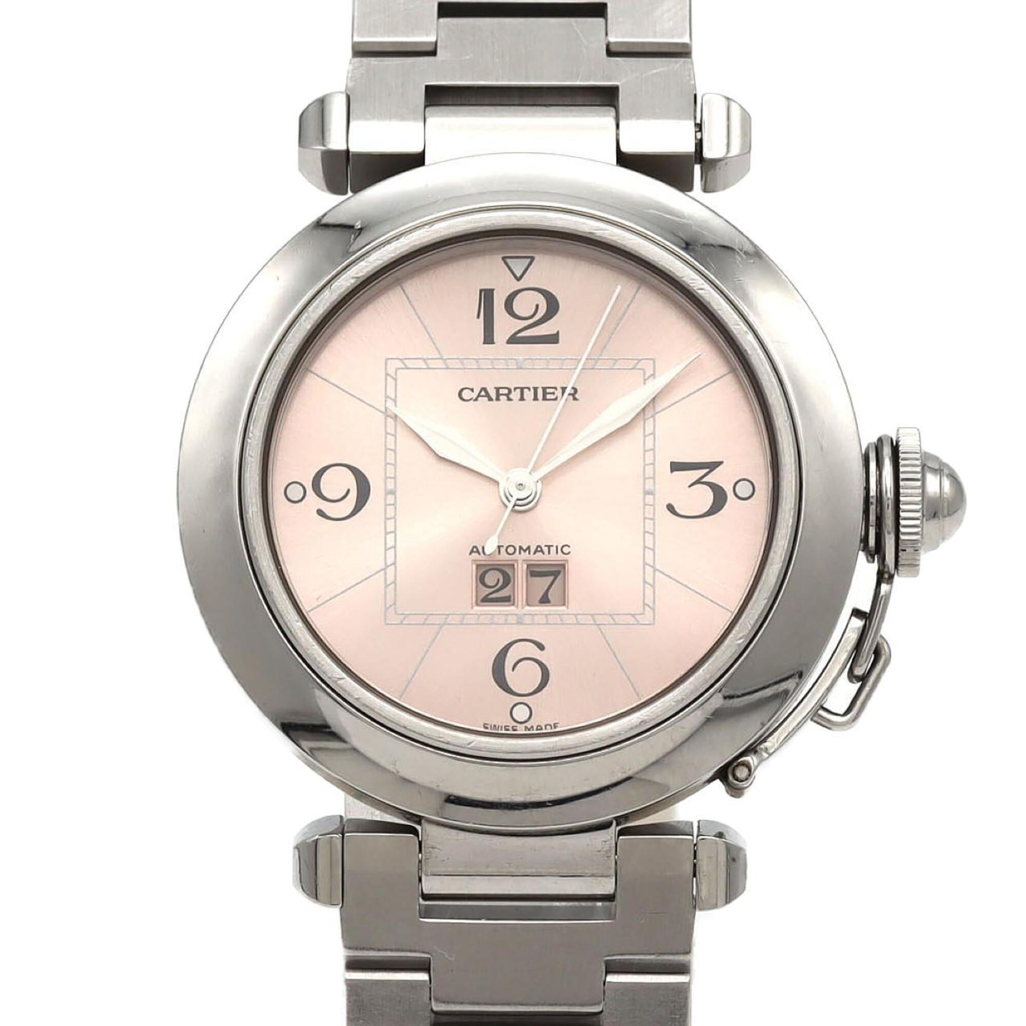 Cartier Pasha C Grande Date W31058M7 Stainless Steel Automatic Watch — Good