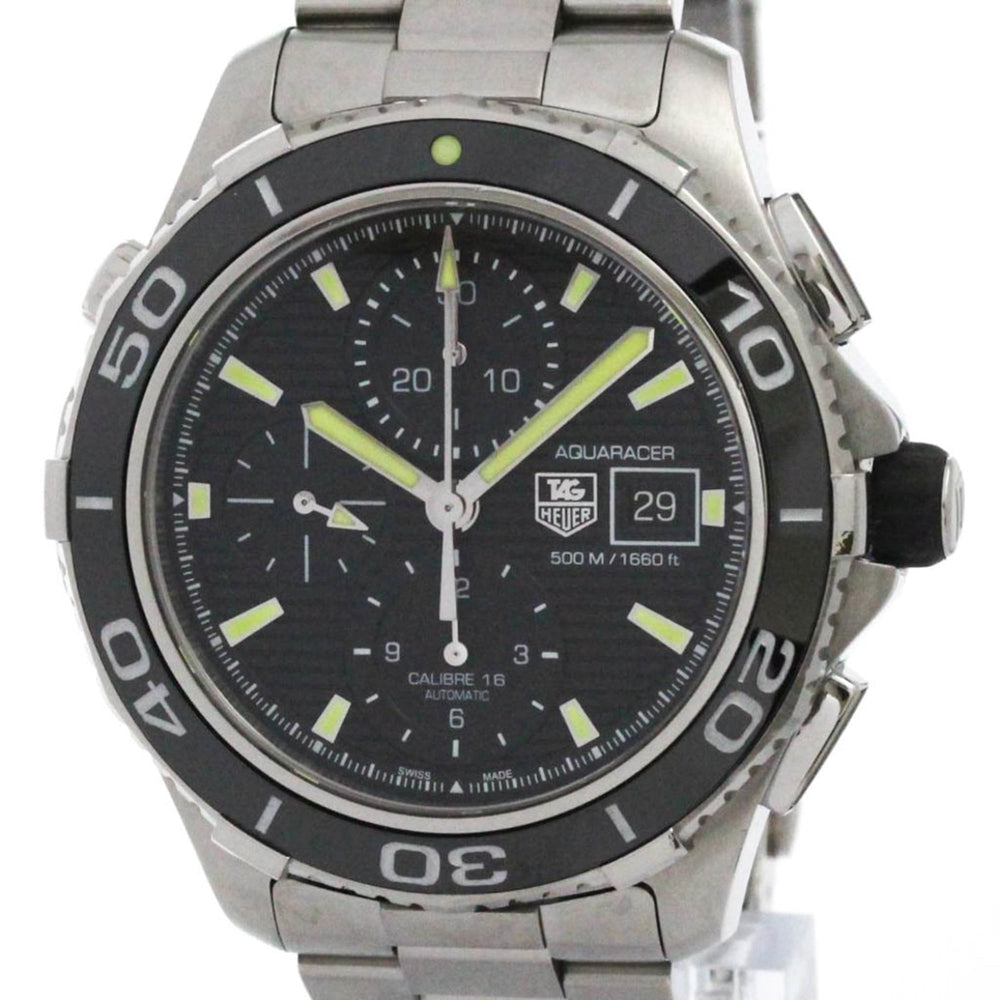 TAG HEUER Aquaracer 500M Chronograph Steel Automatic CAK2111 Polished — Good