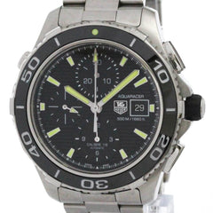 TAG HEUER Aquaracer 500M Chronograph Steel Automatic CAK2111 Polished — Good