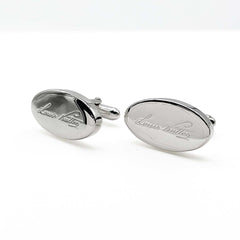 LOUIS VUITTON Logo Cufflinks, Ag925 Silver, Men's — Like New