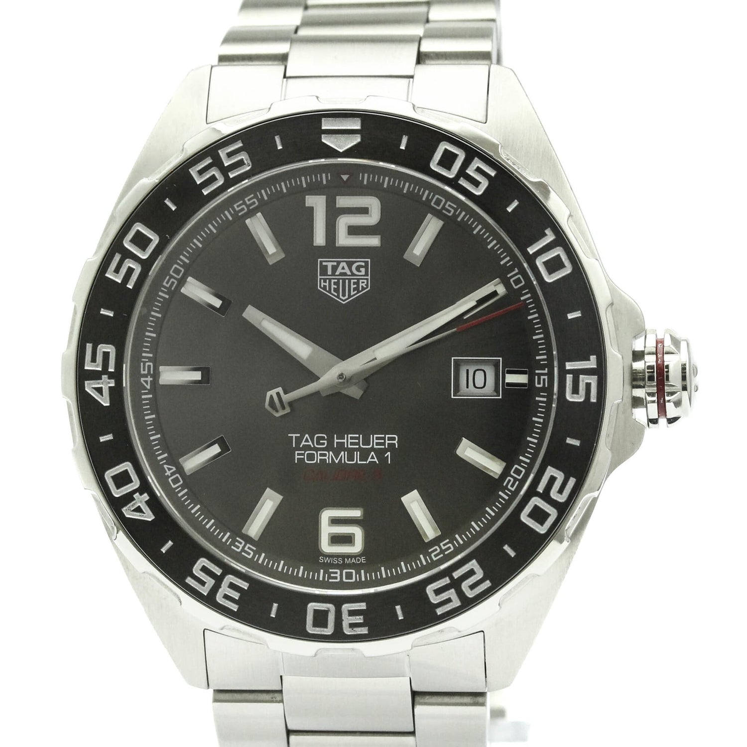 TAG HEUER Formula 1 Calibre 5 Ceramic Steel Automatic Watch Polished