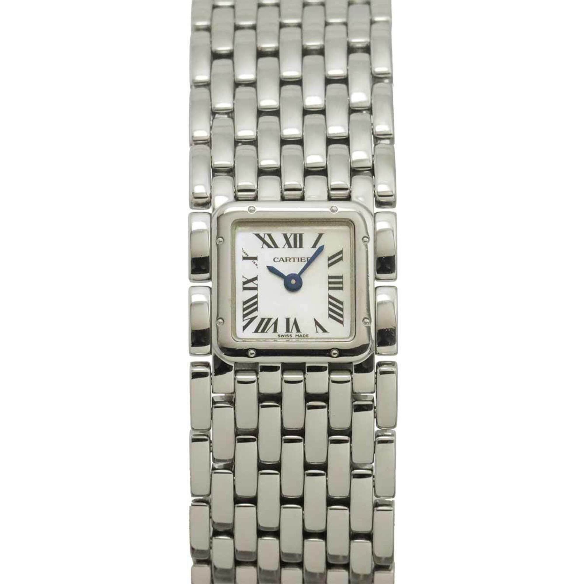 Cartier Panthère Ruban W61001T9 Women's Watch White Shell Quartz — Like New