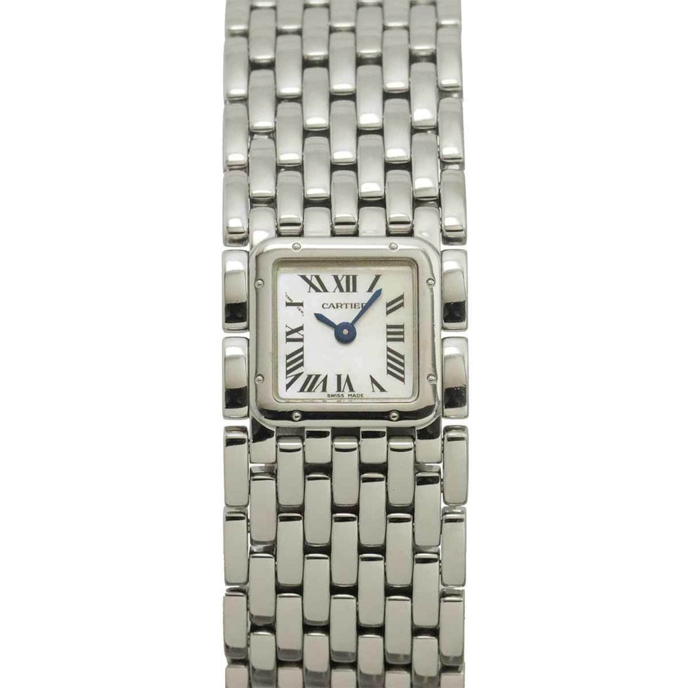 Cartier Panthère Ruban W61001T9 Women's Watch White Shell Quartz — Like New