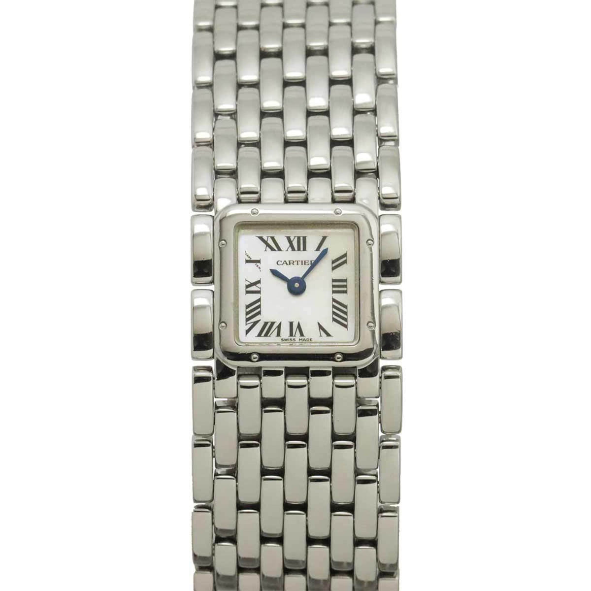 Cartier Panthère Ruban W61001T9 Women's Watch White Shell Quartz — Like New