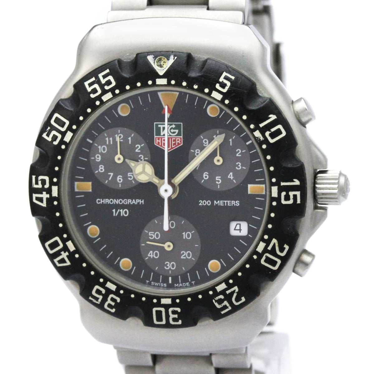 TAG HEUER 2000 Formula 1 Chronograph Steel Quartz Mens Watch CA1211 — Good