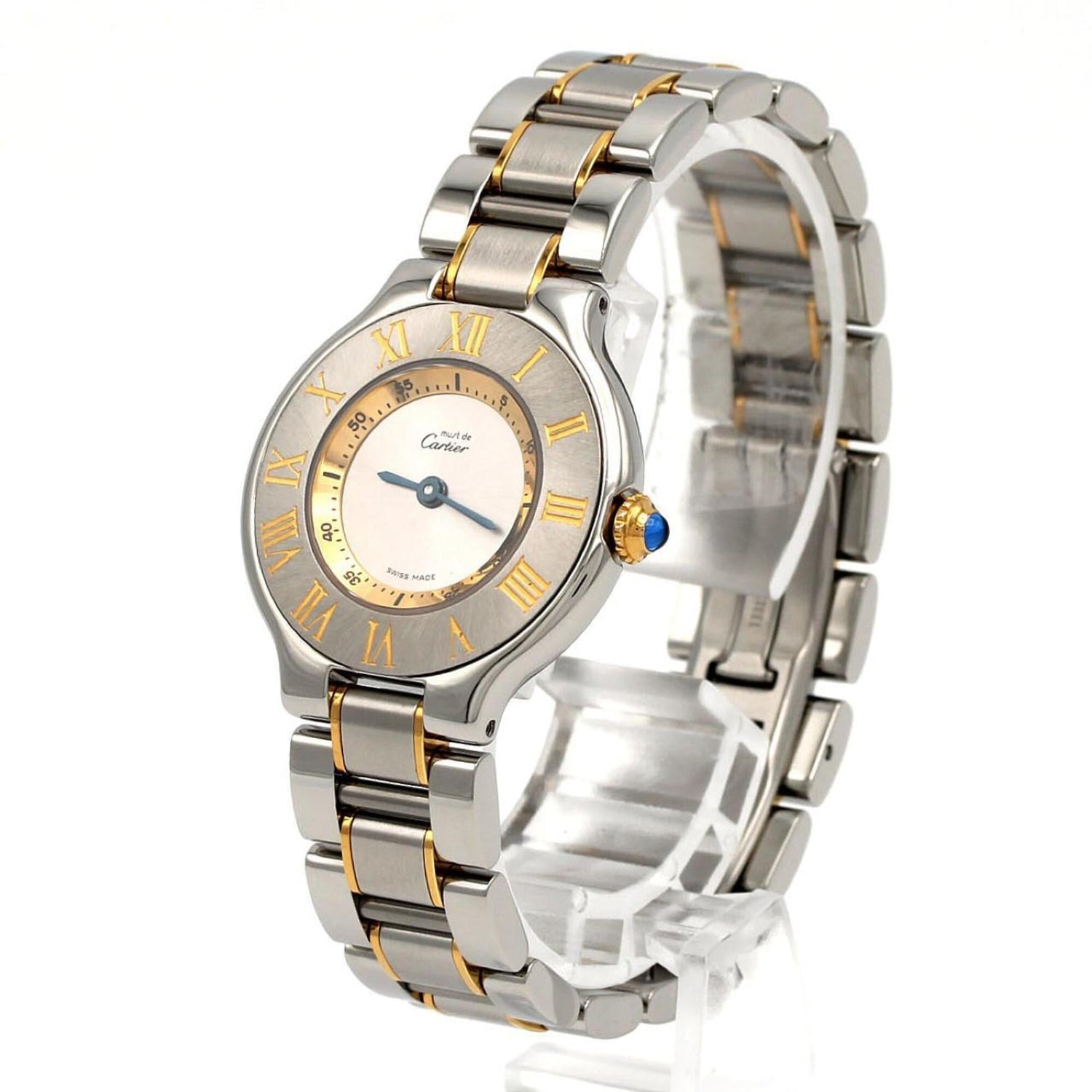 Cartier Must 21 SM Two-Tone W10073R6 SSxYG Quartz Watch