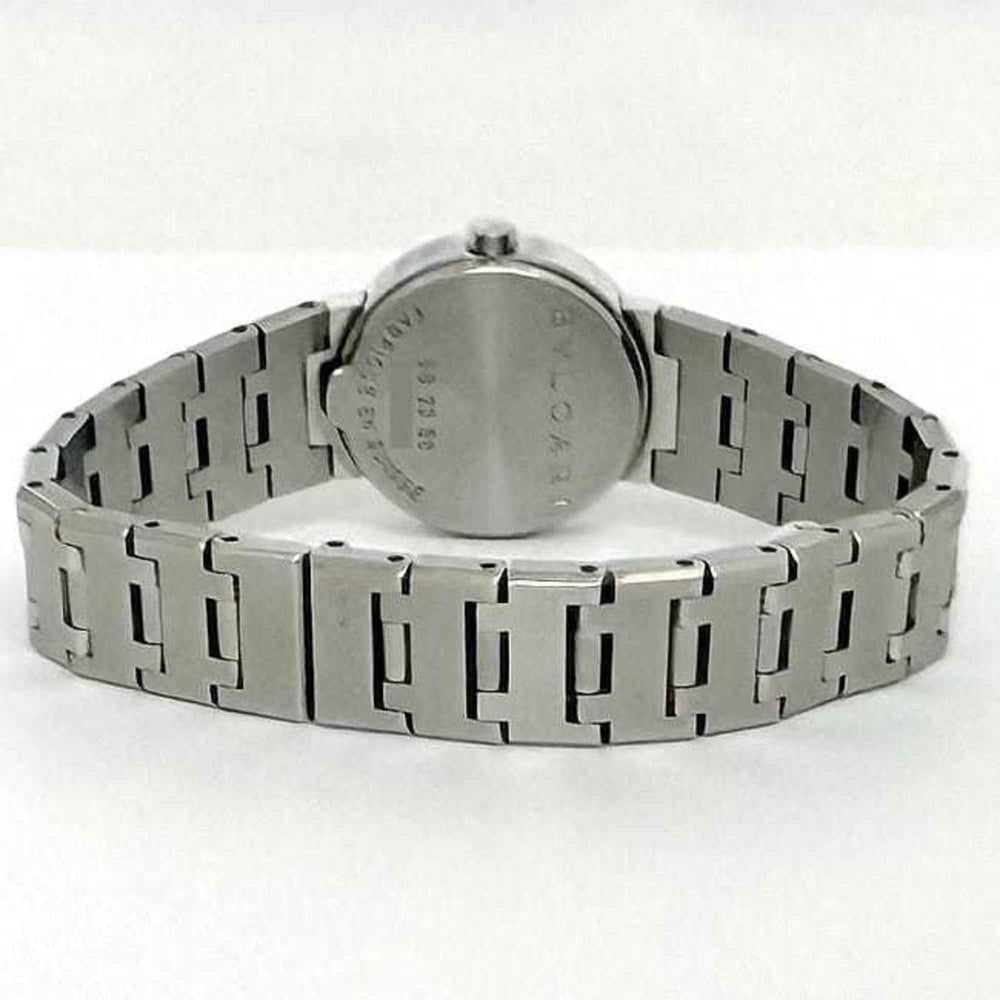 Bvlgari Watch f-21814 Black Silver BB23SS Ladies SS Quartz BVLGARI Dial Battery Operated — Very Good