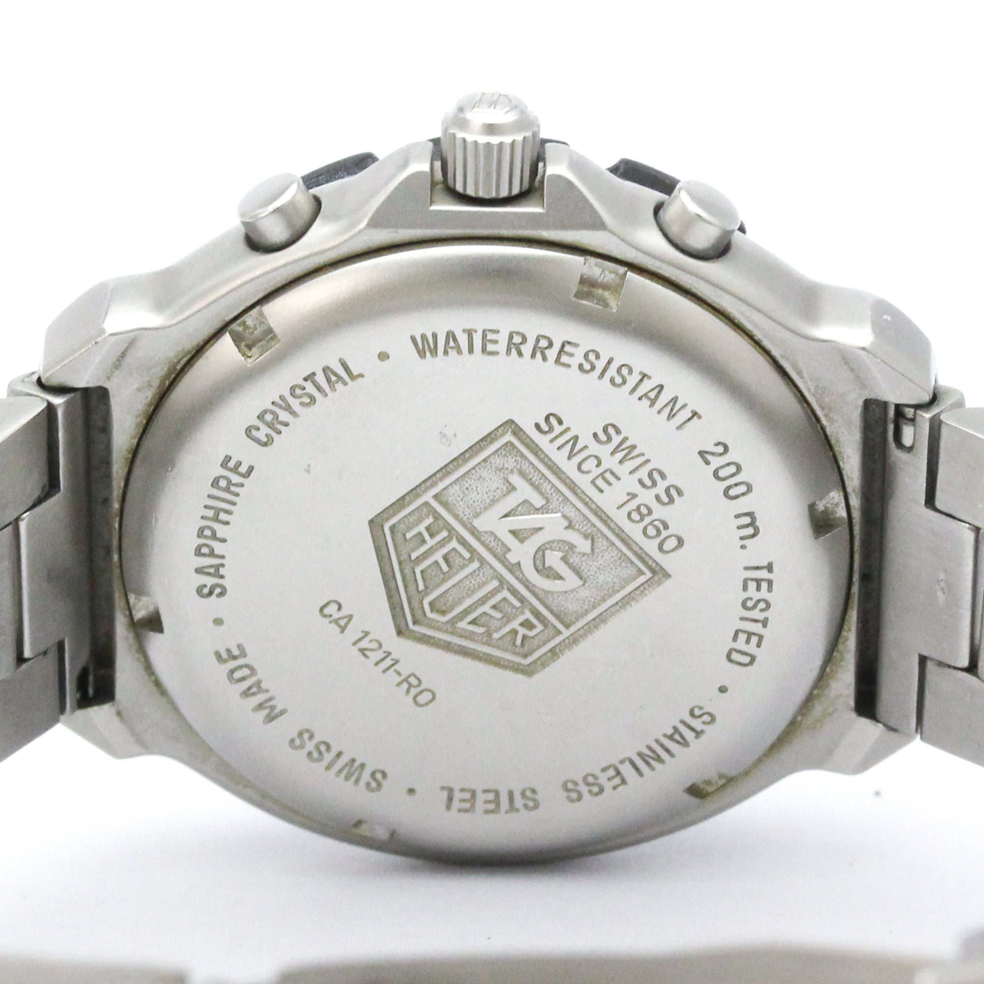TAG HEUER 2000 Formula 1 Chronograph Steel Quartz Mens Watch CA1211 — Good