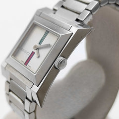 GUCCI Sherry Line 111L Silver Stainless Steel Women's Quartz Watch — Good