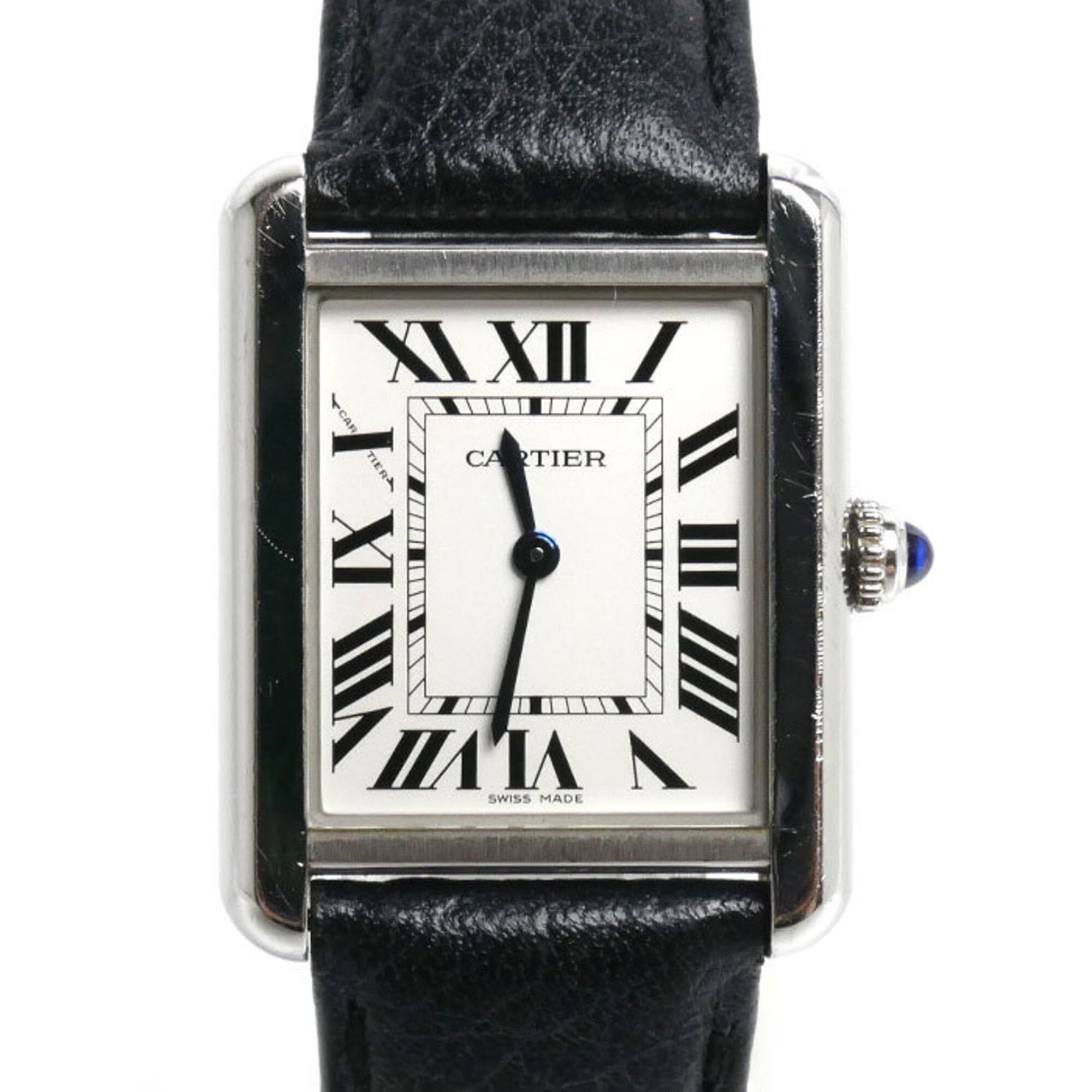 CARTIER Cartier Tank Solo SM Watch, Battery-Powered, WSTA0030, Women's — Good