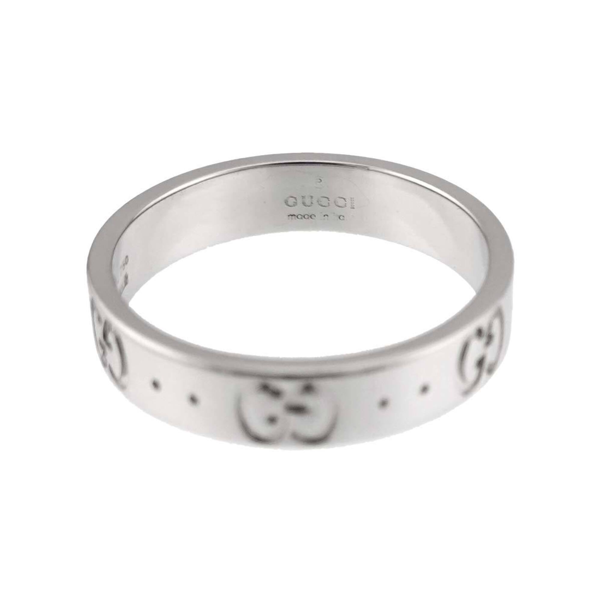 Gucci Icon #11 Ring, 18K WG (White Gold 750) — Like New