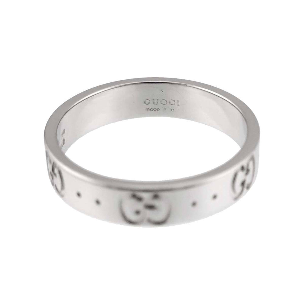 Gucci Icon #11 Ring, 18K WG (White Gold 750) — Like New