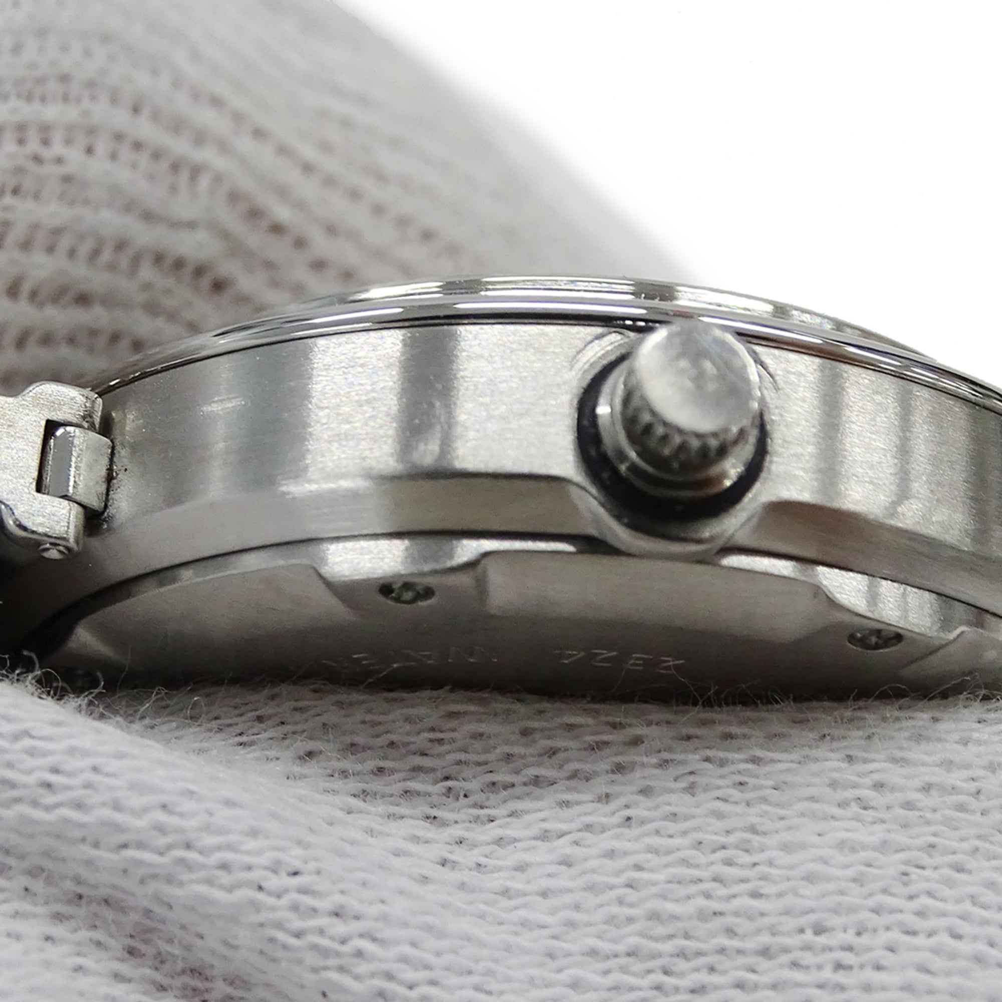 Cartier Pasha C Date Automatic Watch for Boys, Stainless Steel (SS) W31074M7, Silver & White — Good