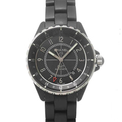 Chanel J12 GMT 41mm H3101 Men's Watch, Date, Matte Black Ceramic, Automatic Movement — Very Good