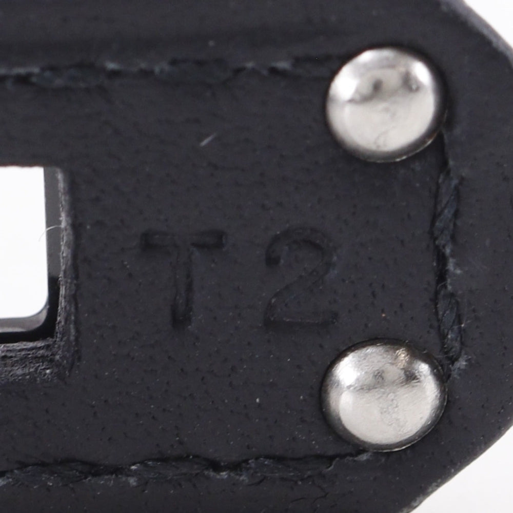 Hermes Kelly Bracelet Double Tour, Monochrome Chevre Leather, 2024 Model, Black, Approx. 18.2g, Women's — Like New