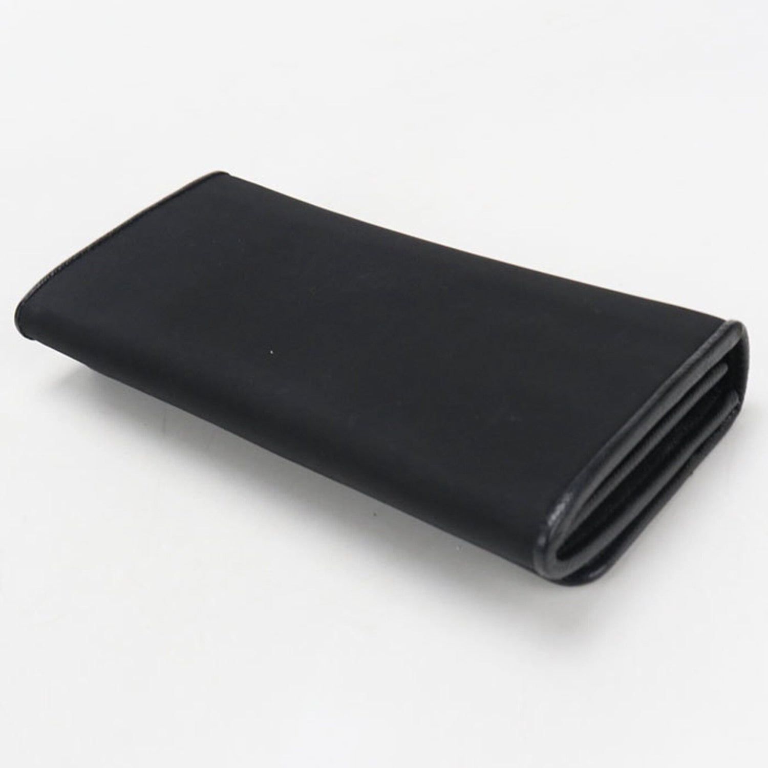 PRADA Triangle Wallet, Bi-fold with Coin Pocket, 1MH132 UZ0 F0X3X, Women's, Black