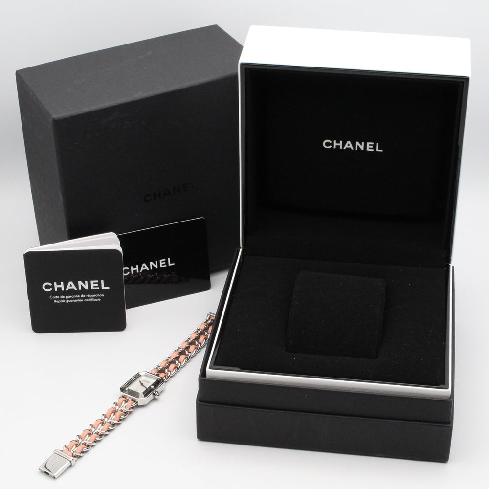 Chanel Première Rock Limited Edition (1200 pieces worldwide) Watch, Stainless Steel, Leather Strap, Women's, White with Shell, H6359 — Very Good