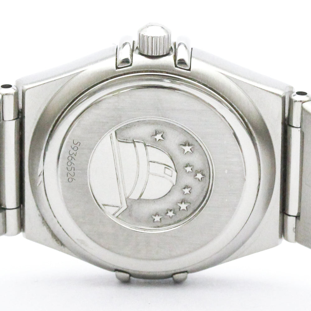OMEGA Constellation Diamond Steel Quartz Ladies Watch 1567.89 Polished — Very Good
