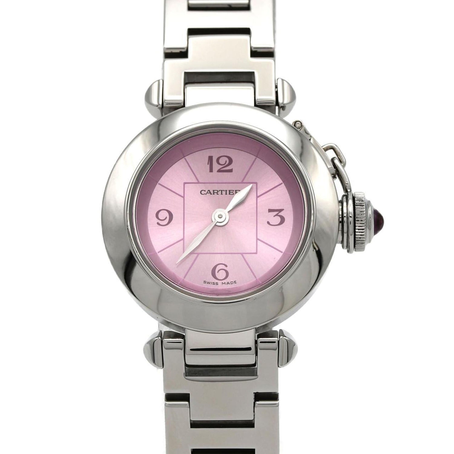 Cartier Miss Pasha 1st Anniversary W3140023 SS Quartz Watch