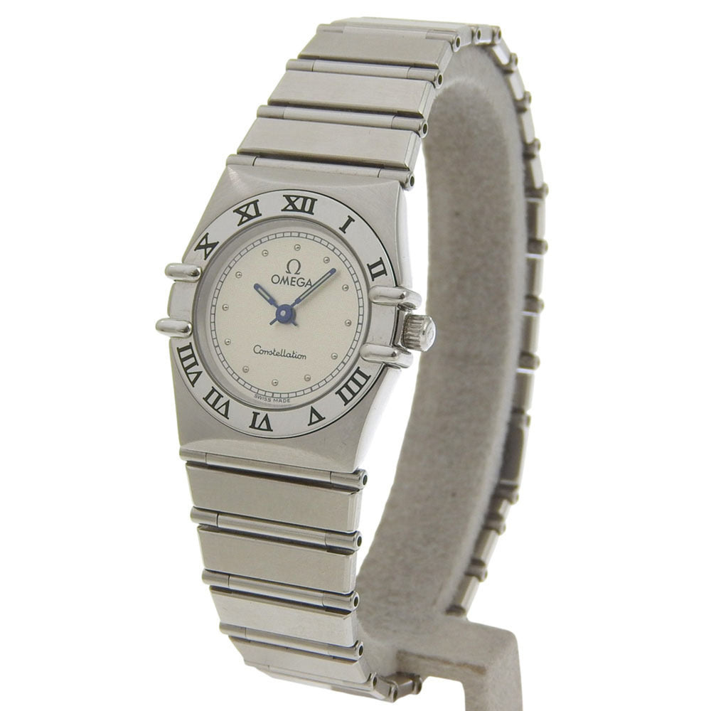 Omega Constellation Mini Women's Watch, Stainless Steel, Quartz, Analog, Silver Dial — Good