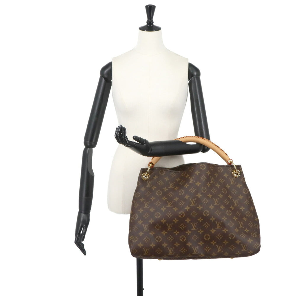 Louis Vuitton LOUIS VUITTON Monogram Artsy MM Shoulder Handbag Brown M40249 Gold Hardware — Like New