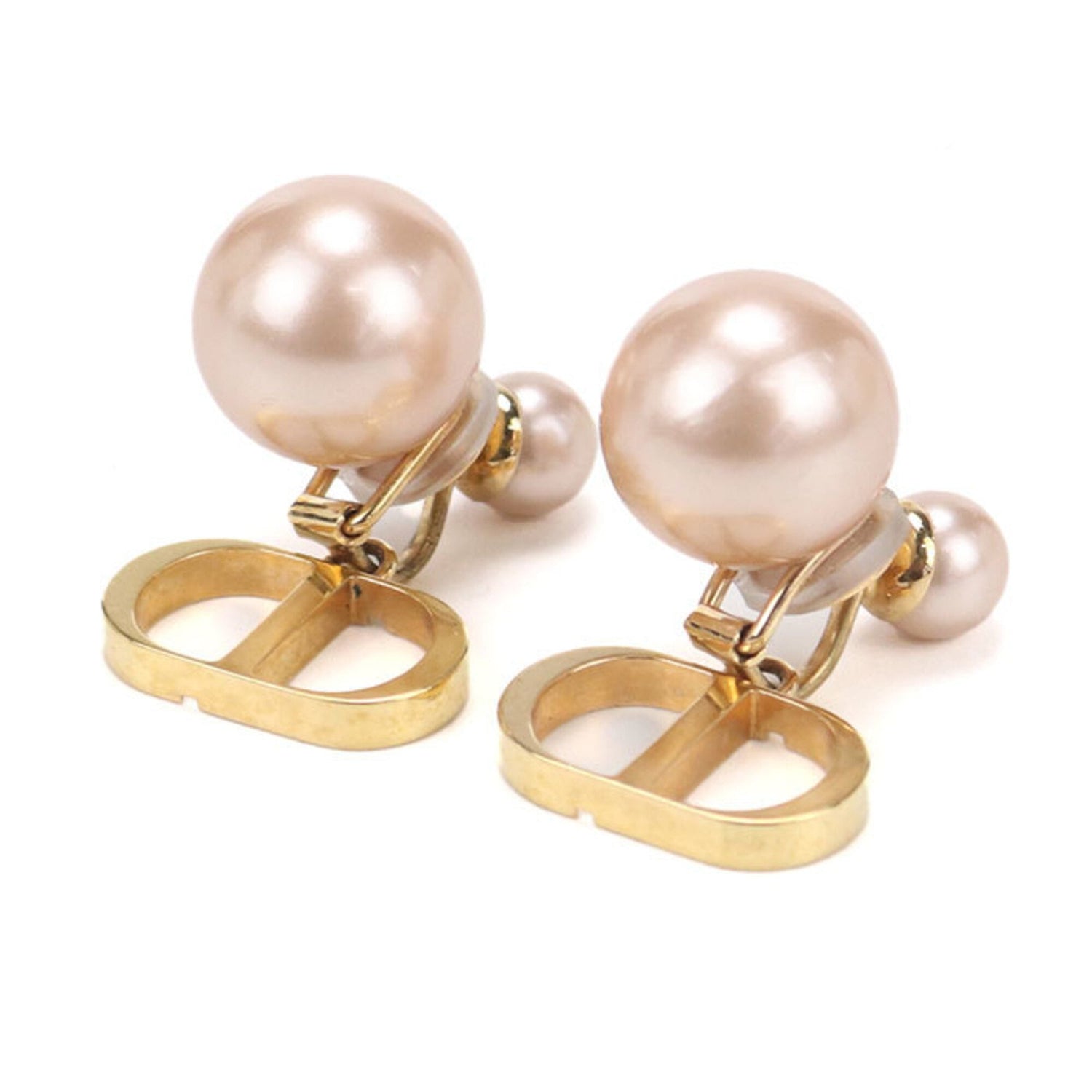 Christian Dior DIOR Earrings E0386TRIRS Clip-on Dior Tribal Women's Gold
