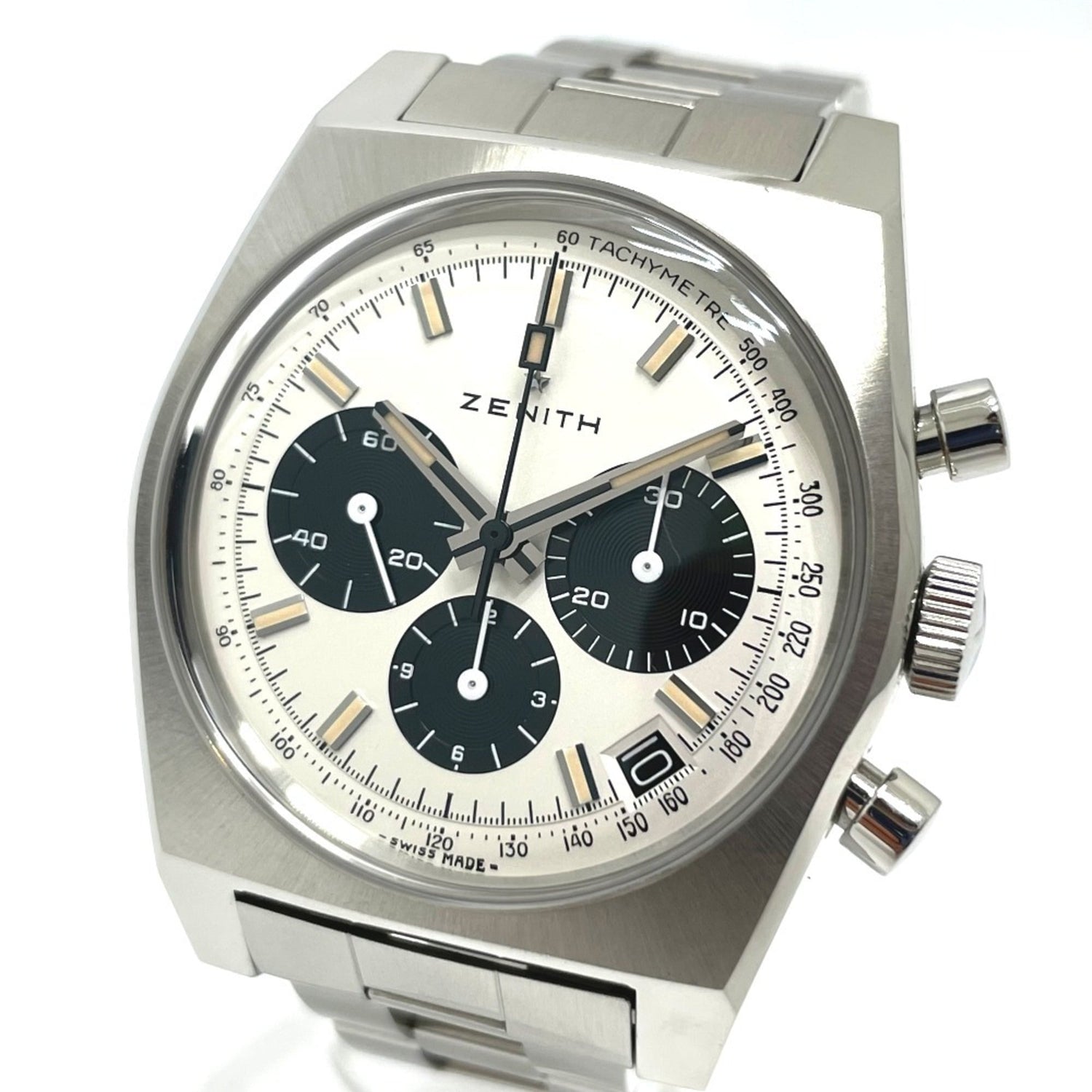 ZENITH 3.L384.400 Lupin the Third 2nd Edition Japan Limited 200 Pieces Revival A384 Chronomaster Watch Stainless Steel Men's Silver
