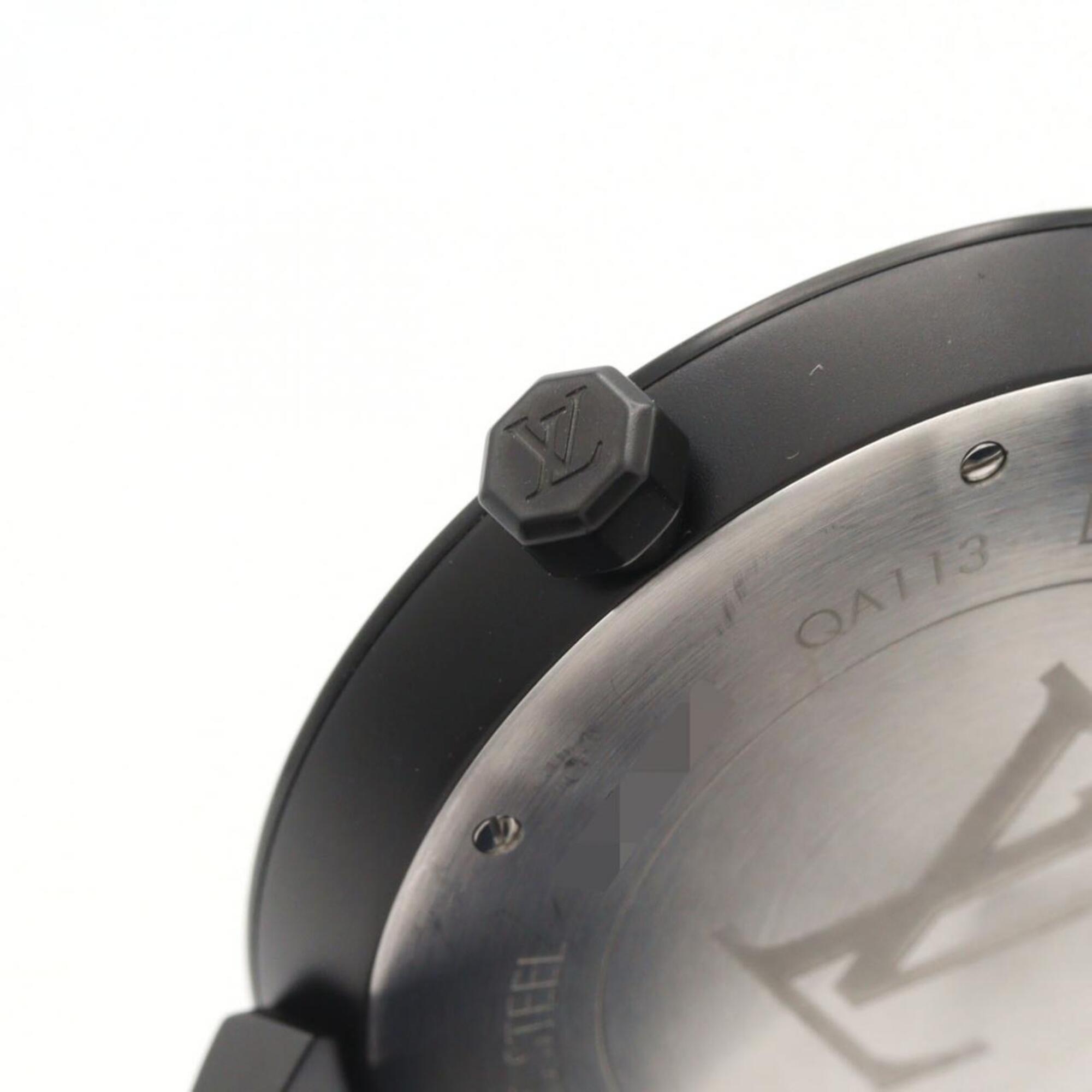Louis Vuitton Tambour Slim Rainbow QA113Z SS Quartz Watch — Good