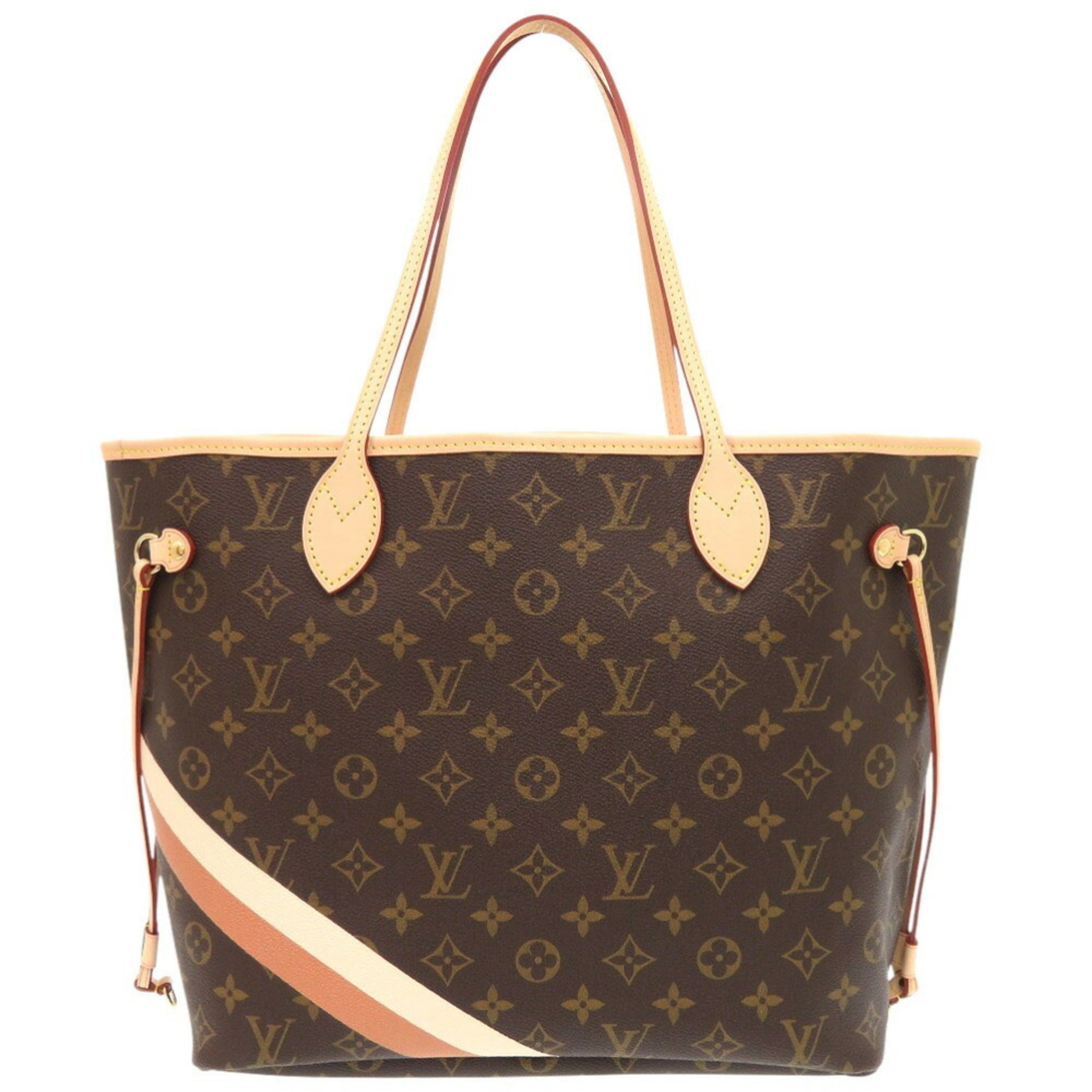 Unused Louis Vuitton Neverfull MM Mon Monogram P01926 Tote Bag in Camel Quartz LV 0668 LOUIS VUITTON — Like New