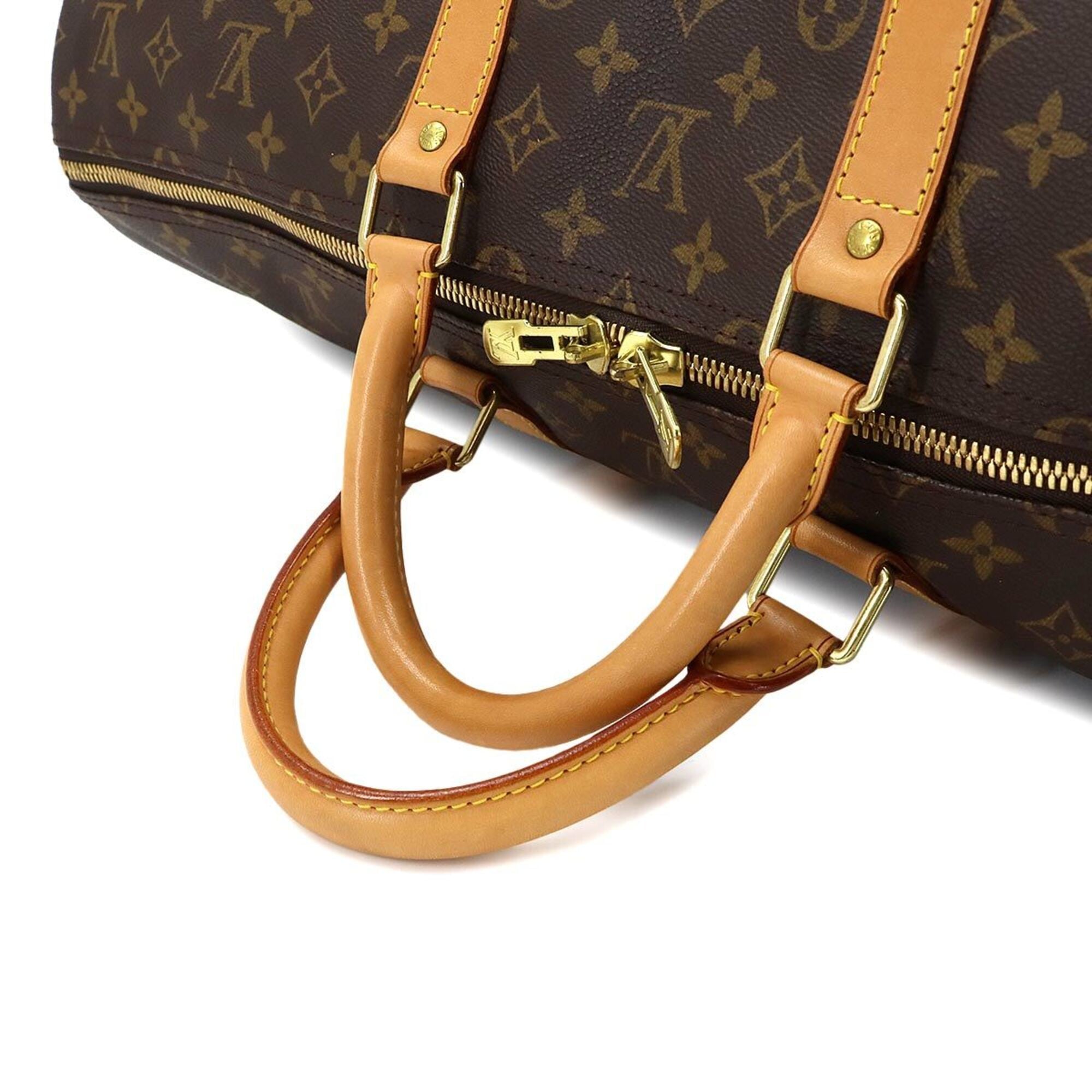 Louis Vuitton Keepall Bandouliere 55 Monogram 2-way Boston Shoulder Handbag M41414 — Like New