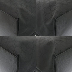 Gucci GG pattern 269123 Nylon Leather Black Tote Bag 1379GUCCI — Like New