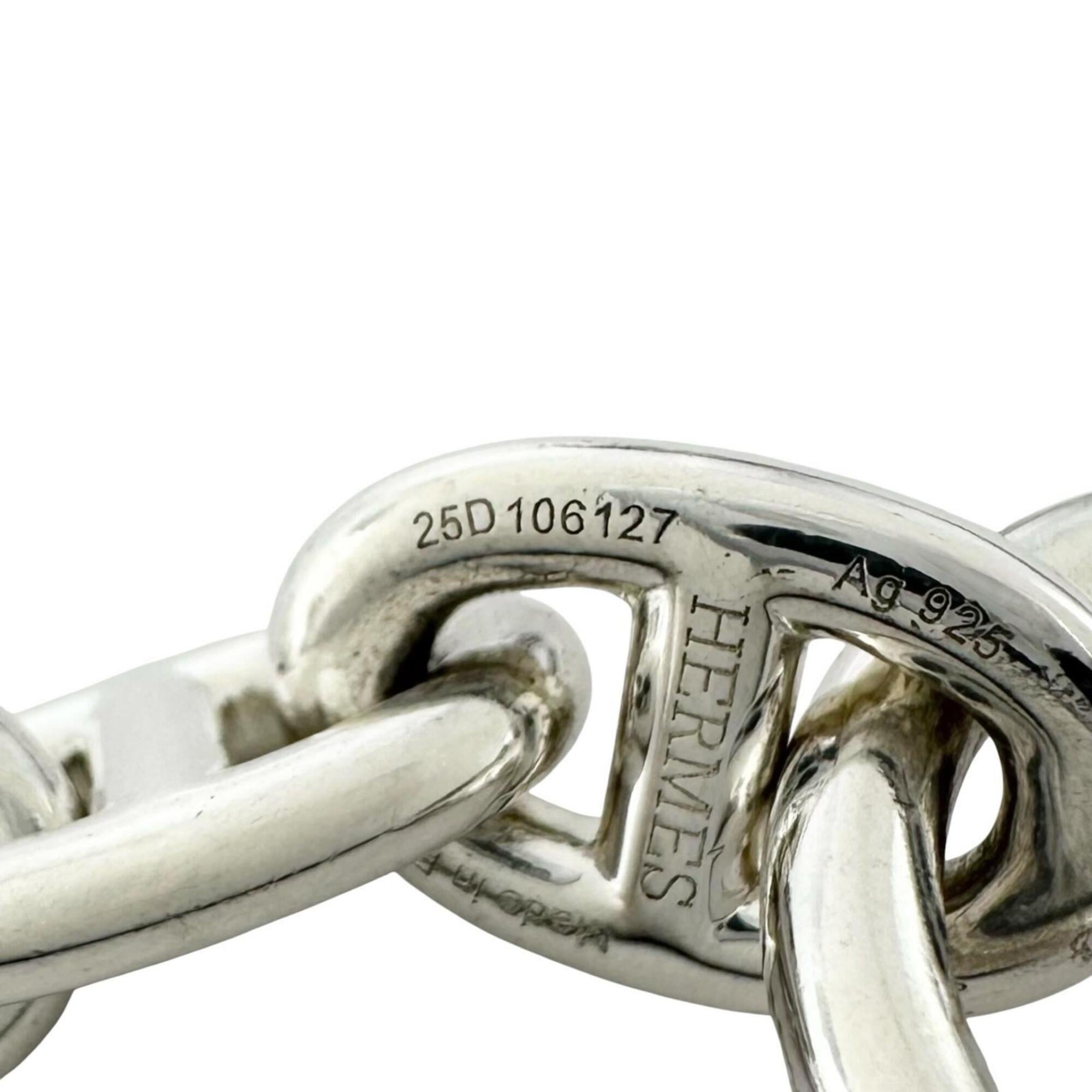 HERMES Chaine d'Ancre PM bracelet, AG925, 15 links, silver, made in France, 2025 model, weight 33.9g, women's — Like New
