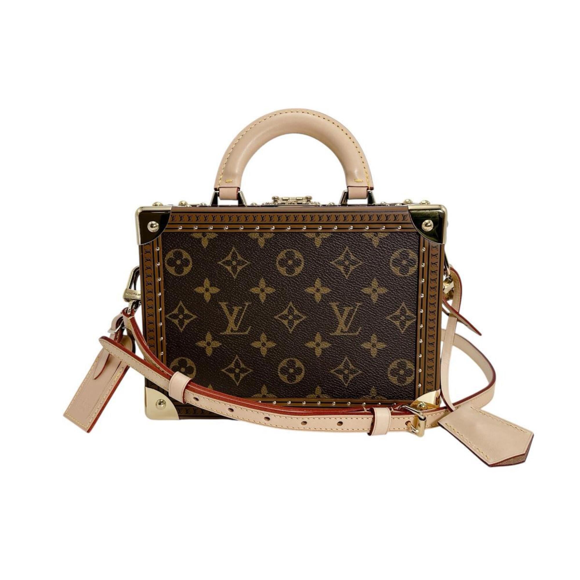 Louis Vuitton Petite Valise handbag, Monogram canvas, M20468, brown — Like New