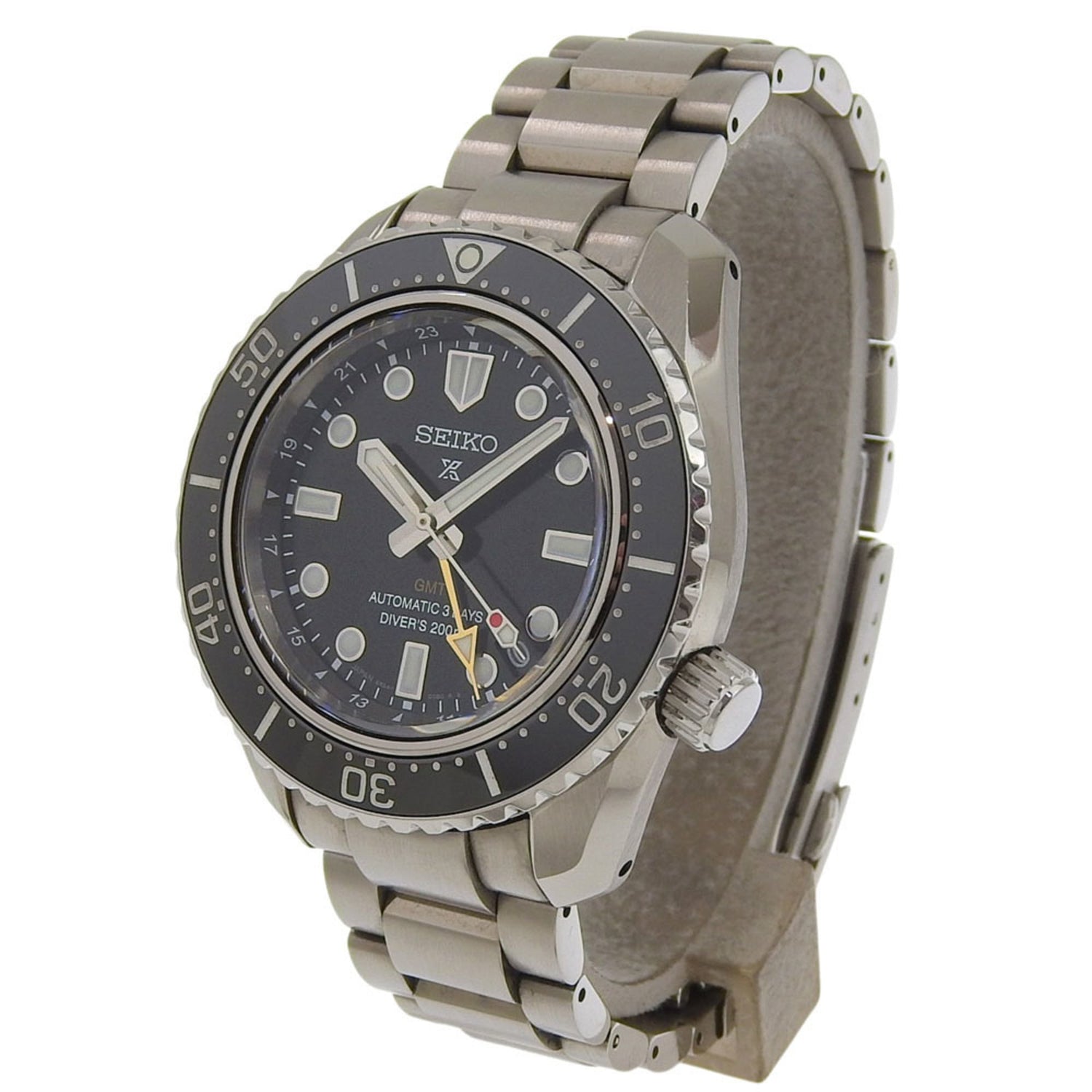 Seiko Prospex Divers Watch 6R54-00D0 cal.6R54A SBEJ011 Stainless Steel Made in Japan Automatic Analog Black Dial Men's