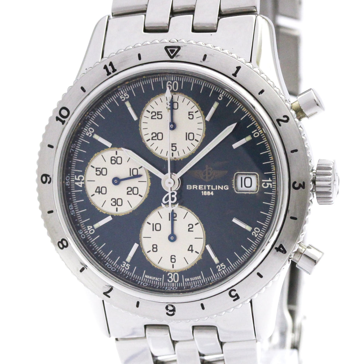BREITLING Navitimer Aviastar Steel Automatic Watch A13023 Polished — Very Good