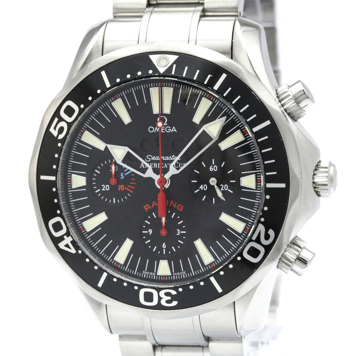 OMEGA Seamaster Americas Cup Racing Chronograph Watch 2569.50 Polished — Very Good