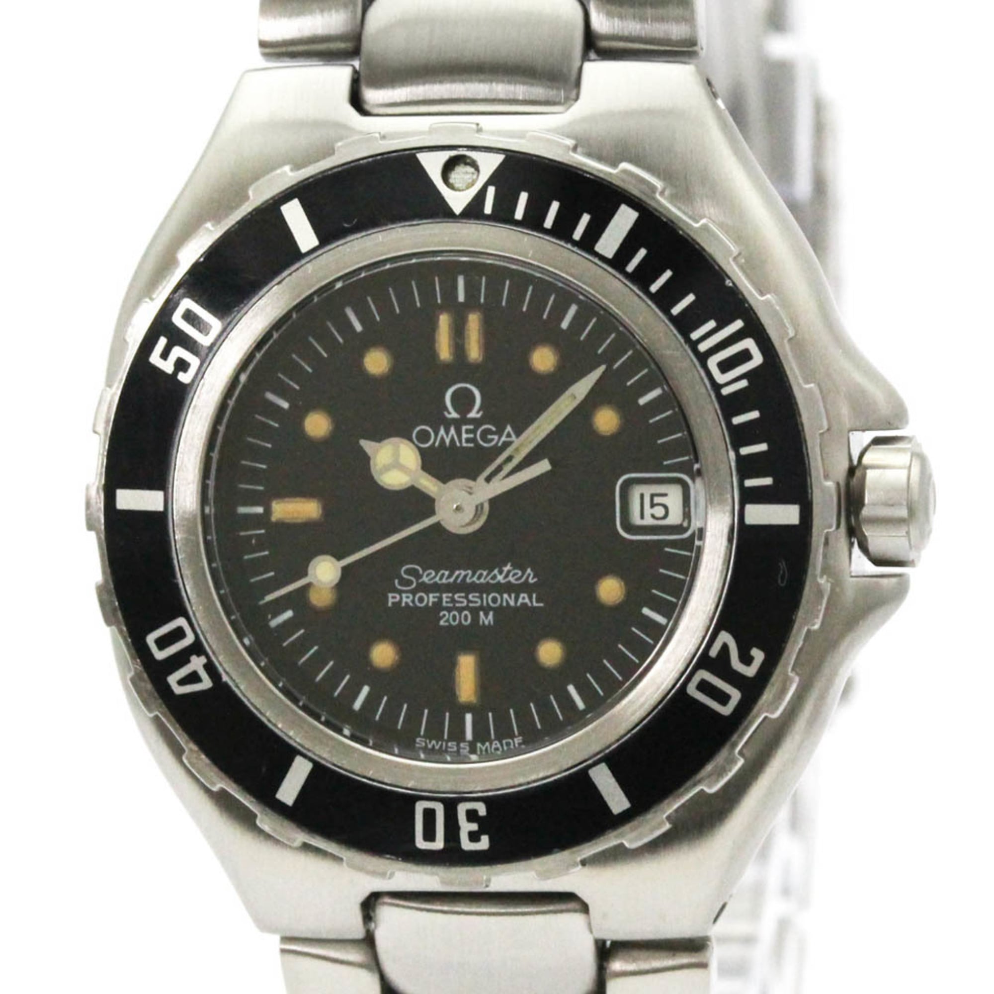 OMEGA Seamaster Professional 200M Steel Quartz Ladies Watch Polished — Very Good