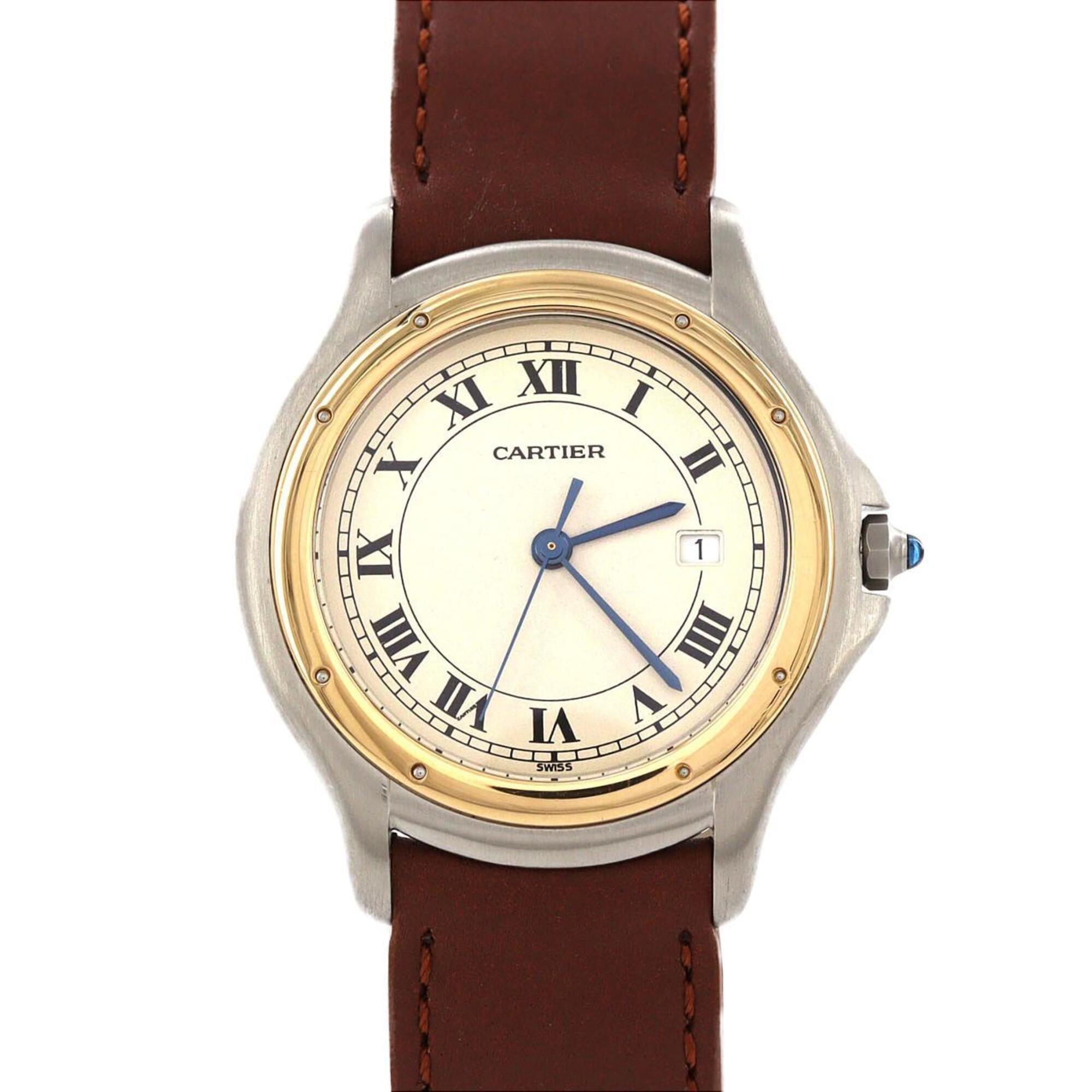 Cartier Panthère Cougar LM Two-Tone W350068A SSxYG Quartz Watch — Very Good