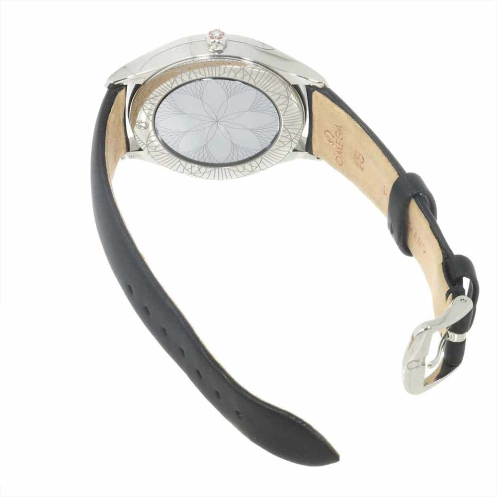 Omega De Ville Tresor 428 17 36 60 04 001 Women's Watch Diamond Bezel White Quartz — Very Good