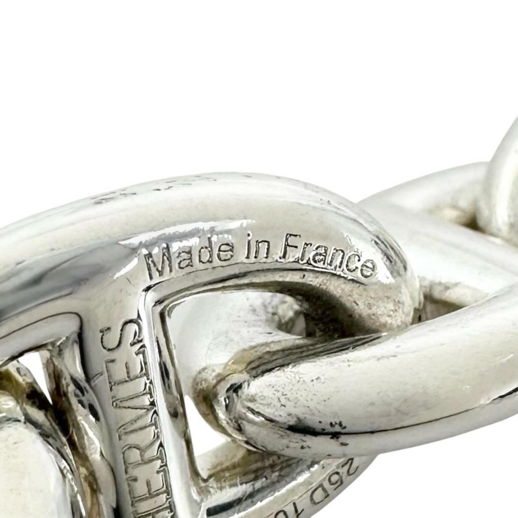 HERMES Chaine d'Ancre PM bracelet, AG925, 15 links, silver, made in France, 2025 model, weight 33.9g, women's — Like New