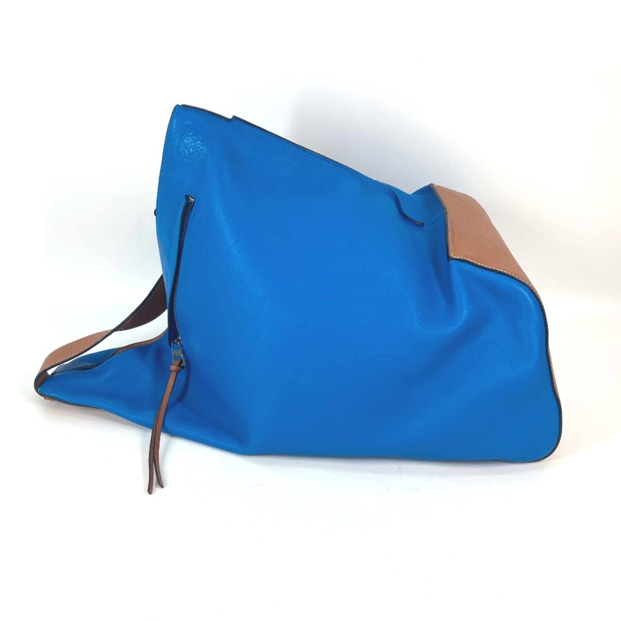 Loewe Bag Bicolor cross Shoulder Bag blue Brown — Like New