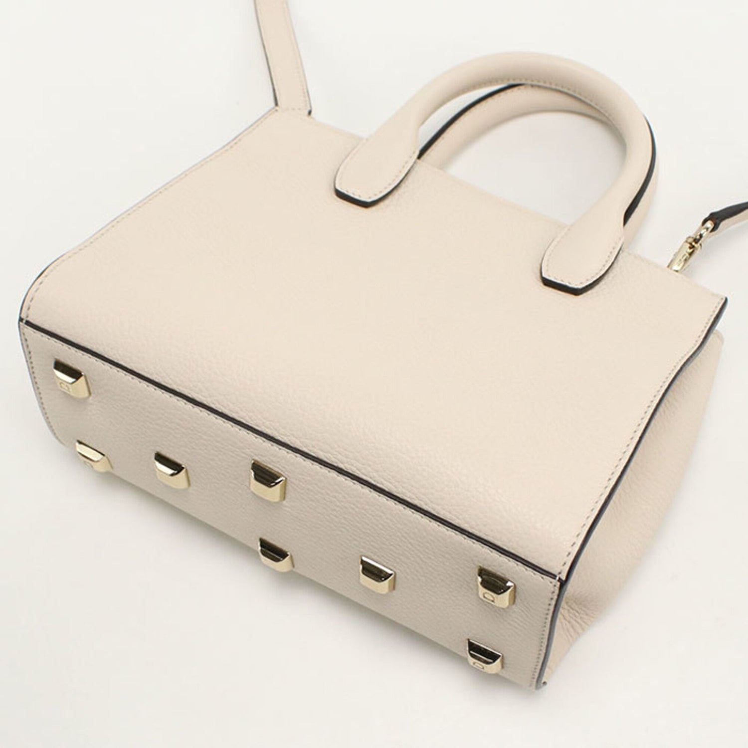 Salvatore Ferragamo FERRAGAMO Ferragamo Handbag 21 H288 2WAY Gancini Women's Ivory