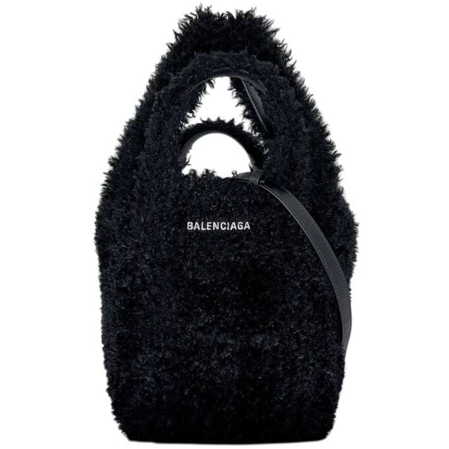 Balenciaga Everyday 2.0 XS North-South Black Shoulder Tote Bag (672793 1000 0 535269) - Polyester Leather BALENCIAGA
