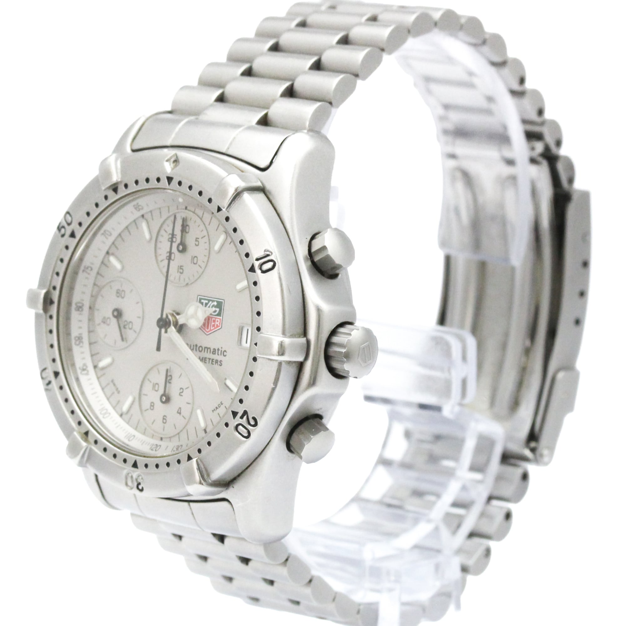 TAG HEUER 2000 Chronograph Stainless Steel Automatic Watch 760.306 — Very Good