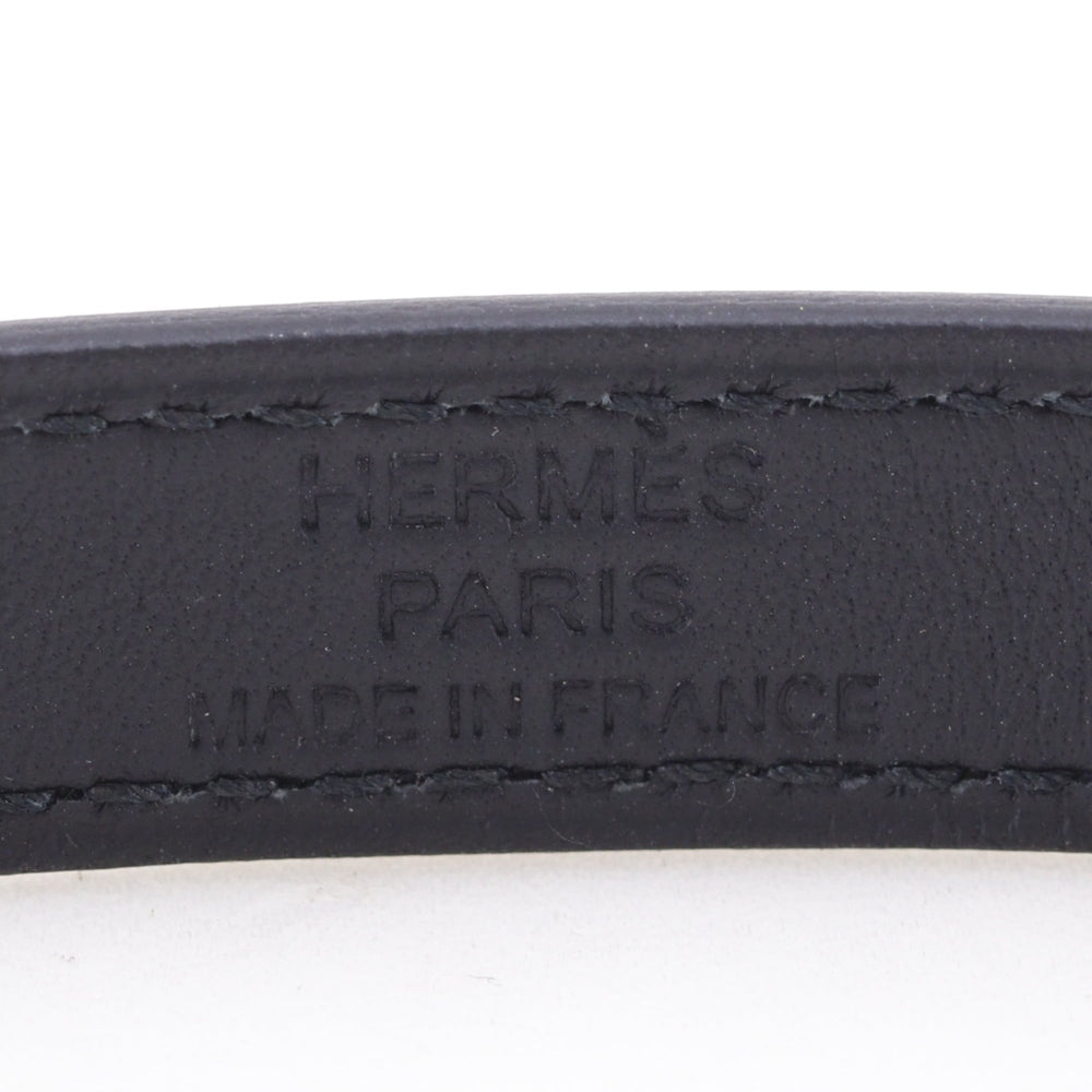 Hermes Kelly Bracelet Double Tour, Monochrome Chevre Leather, 2024 Model, Black, Approx. 18.2g, Women's — Like New
