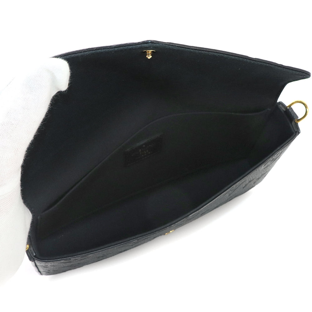 Louis Vuitton Monogram Empreinte Pochette Felicie Chain Wallet Leather Noir M82477 RFID — Like New