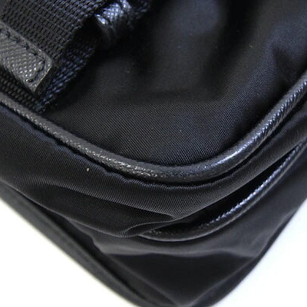 Prada Shoulder Bag VA0769 Black Nylon Leather for Women PRADA — Like New