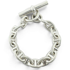 HERMES Chaine d'Ancre PM bracelet, AG925, 15 links, silver, made in France, 2025 model, weight 32.7g, women's — Like New